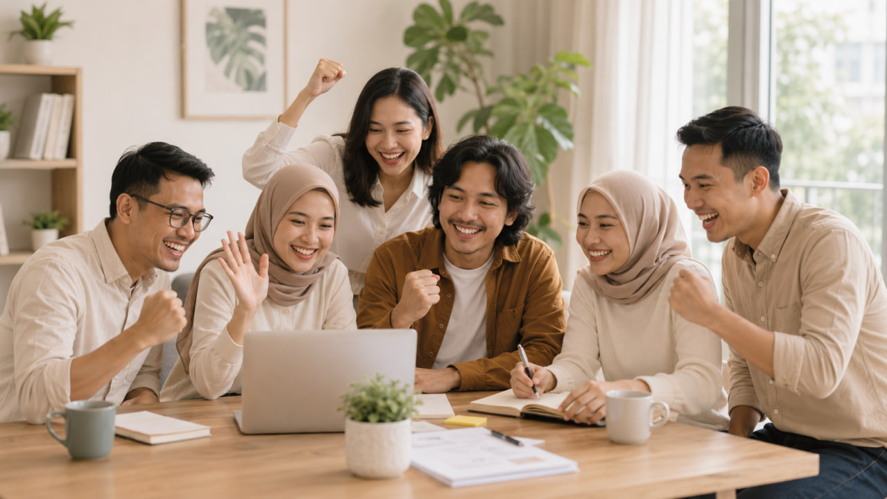 Anggota komunitas investasi